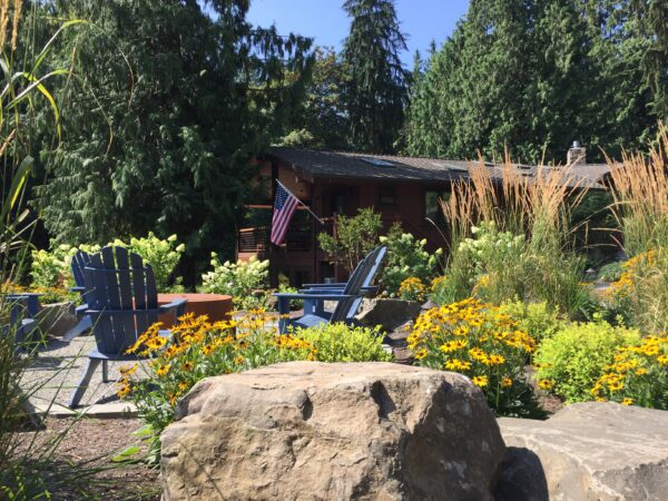 diverse perennial garden Pacific Northwest