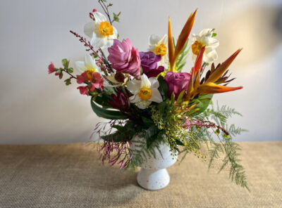 Daffodil arrangement by Farmhouse Box & Bloom